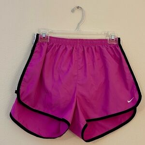 Nike Tempo Women's Pink, black and white Athletic Shorts